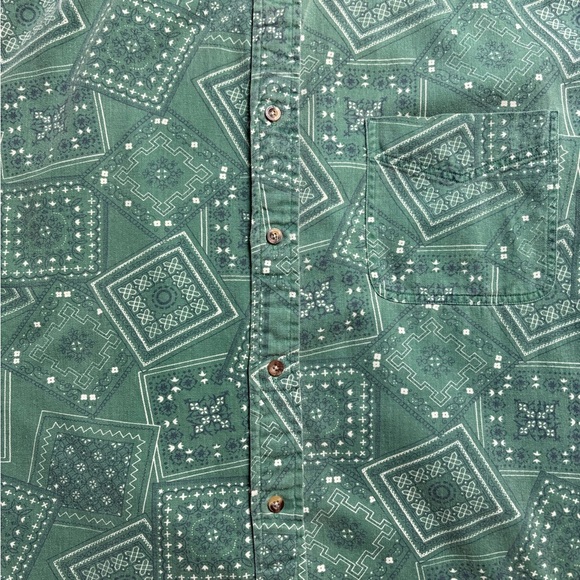 Vintage Christopher Rand Paisley Bandana Button-up Shirt Size XL - Picture 4 of 4